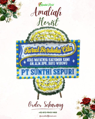 Papan Bunga Duka di Bonebone
