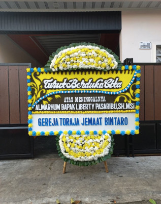 Papan Bunga Duka di Bonebone